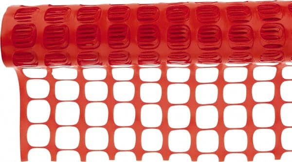 Tenax - 50' Long x 4' High, Orange Snow Guard & Sand Barrier Fence - 1-3/4" x 1-3/4" Mesh - Exact Tooling