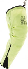 Ansell - Size Universal, Yellow Glass Cut & Puncture Resistant Sleeve - 19" Long Sleeve, Cut Resistance Level 3, Hook & Loop - Exact Tooling