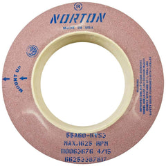 Norton - Centerless & Cylindrical Grinding Wheels Wheel Diameter (Inch): 20 Wheel Width (Inch): 6 - Exact Tooling