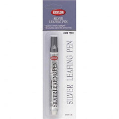 Krylon - 0.33 oz Silver Metallic Finish Paint Pen - Leafing, Direct to Metal, 875 gL VOC Compliance - Exact Tooling