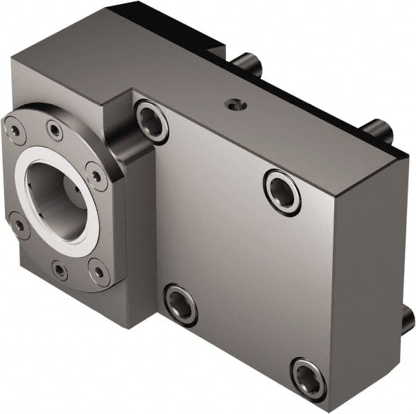 Sandvik Coromant - Left Hand Cut, C4 Modular Connection, Adapter/Mount Lathe Modular Clamping Unit - 40mm Square Shank Diam, 2.953" OAL, Through Coolant - Exact Tooling