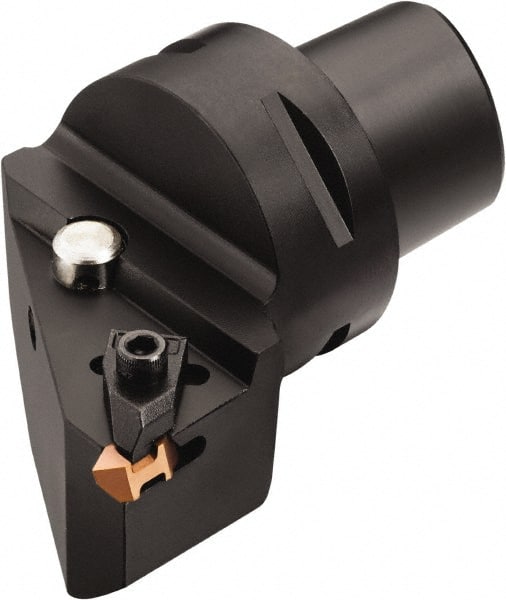 Sandvik Coromant - Cx-TLSL Insert, 1.969" Head Length, Modular Grooving Blade Holder Head - Left Hand Cut, System Size C4, Through Coolant, Series Top Lok - Exact Tooling