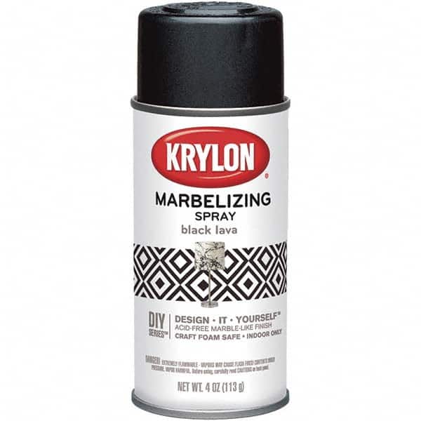 Krylon - Black Lava, Gloss, Craft Paint Spray Paint - 4 oz Container - Exact Tooling