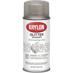 Krylon - Shimmering Silver, Glitter, Craft Paint Spray Paint - 4 oz Container - Exact Tooling