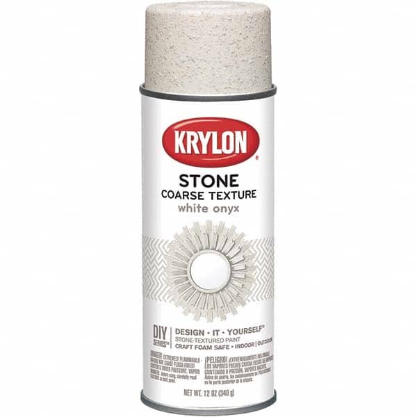 Krylon - White Onyx, Textured, Craft Paint Spray Paint - 12 oz Container - Exact Tooling