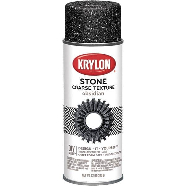 Krylon - Obsidian, Textured, Craft Paint Spray Paint - 12 oz Container - Exact Tooling