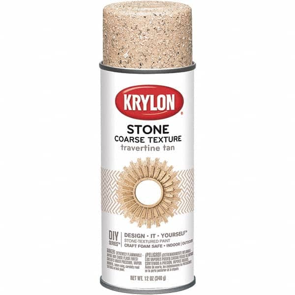 Krylon - Travertine Tan, Textured, Craft Paint Spray Paint - 12 oz Container - Exact Tooling
