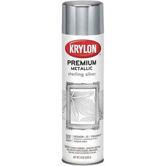 Krylon - Sterling Silver, Gloss, Metallic Spray Paint - 8 oz Container - Exact Tooling