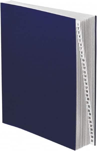 Pendaflex - 8-1/2 x 11", Letter Size, Dark Blue, Indexed Sorters - Exact Tooling