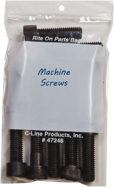 C-LINE - 4 x 10-7/8", 2 mil Self-Seal Reclosable Bags - Clear - Exact Tooling