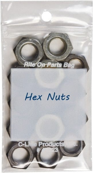 C-LINE - 2 x 9", 2 mil Self-Seal Reclosable Bags - Clear - Exact Tooling