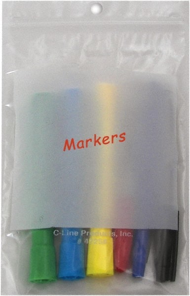 C-LINE - 5 x 11-3/8", 2 mil Self-Seal Reclosable Bags - Clear - Exact Tooling