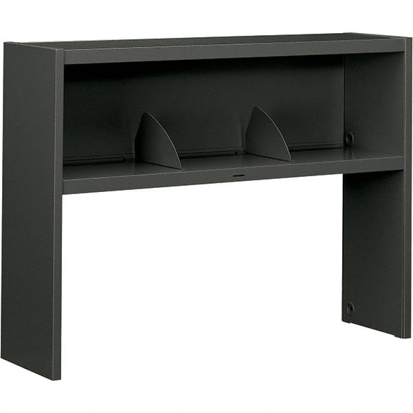 Hon - 48" Long x 34-3/4" High x 13-1/2" Deep, Kneespace Credenza - Charcoal (Color), High-Pressure Laminate/Steel - Exact Tooling