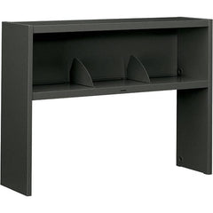 Hon - 48" Long x 34-3/4" High x 13-1/2" Deep, Kneespace Credenza - Charcoal (Color), High-Pressure Laminate/Steel - Exact Tooling