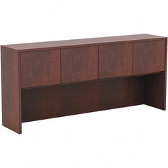 ALERA - 70.63" Long x 35-1/2" High x 15" Deep, Kneespace Credenza - Medium Cherry, Woodgrain Laminate - Exact Tooling