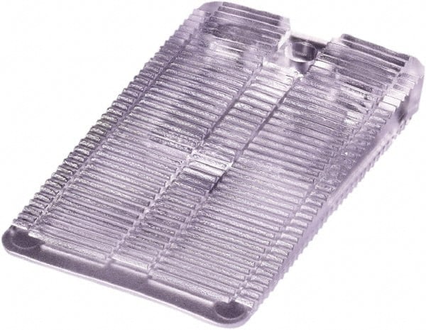 Precision Brand - 30 Piece, 1/4" Thick x 1" Wide x 2" Long Shim Stock Sheet Assortment - Clear (Color), ±10% Tolerance - Exact Tooling