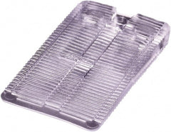 Precision Brand - 30 Piece, 1/4" Thick x 1" Wide x 2" Long Shim Stock Sheet Assortment - Clear (Color), ±10% Tolerance - Exact Tooling