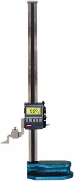 SPI - 24" Electronic Height Gage - 0.0005" Resolution, Accurate to 0.002", LCD Display, USB Data Output - Exact Tooling