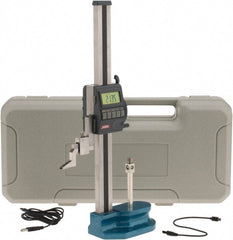 SPI - 12" Electronic Height Gage - 0.0005" Resolution, Accurate to 0.001", LCD Display, USB Data Output - Exact Tooling