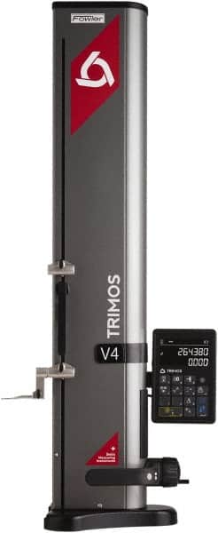 Fowler - 28" Electronic Height Gage - 0.00005" Resolution, Accurate to 0.00028", Digital Display, USB, RS-232 Data Output - Exact Tooling