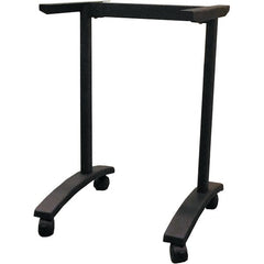 ALERA - 19-3/4" Long x 24-1/2" Wide x 28.38" High Stationary Training Table - Black, Steel - Exact Tooling