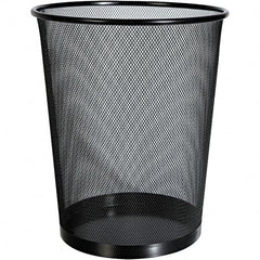 Universal One - Black Wastebasket - Use with Office Supplies - Exact Tooling