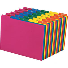 Pendaflex - 8-1/2 x 11" 31 Tabs, Unpunched, Preprinted Divider - Assorted Color Tabs, Assorted Folder - Exact Tooling
