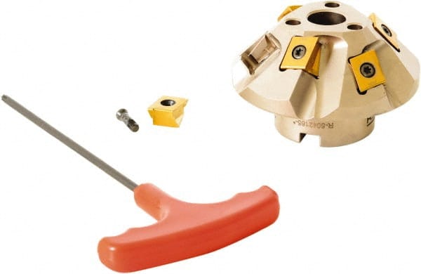 Ridgid - 4-1/2" Bevel Router Head - Contains Cutter Head, 6 Inserts, Anti-Seize Grease, 8 Screws, Use with Ridgid B-500 Pipe Beveller - Exact Tooling