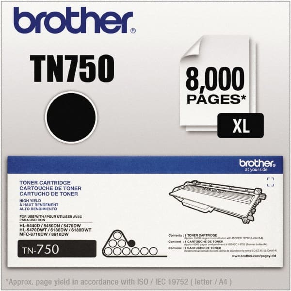 Brother - Black Toner Cartridge - Use with Brother DCP-8110DN, 8150DN, 8155DN, HL-5440D, 5450DN, 5470DW, 5470DWT, 6180DW, 6180DWT, MFC-8510DN, 8710DW, 8810DW, 8910DW, 8950DW, 8950DWT - Exact Tooling