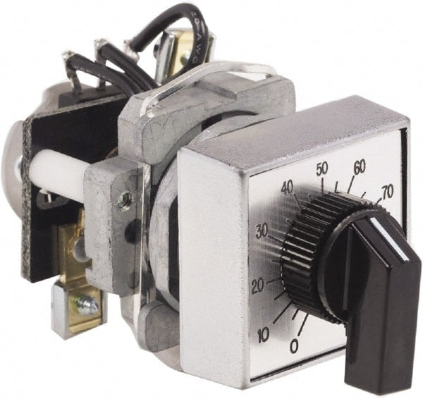 Schneider Electric - 10,000 Ohm, 30mm, Potentiometer - 2 Watts, Nonilluminated, Knob Operated - Exact Tooling