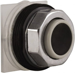 Schneider Electric - 30mm Mount Hole, Extended Straight, Pushbutton Switch Only - Black Pushbutton, Momentary (MO) - Exact Tooling