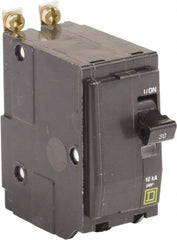 Square D - 30 Amp, 240 VAC, 2 Pole, Bolt On Miniature Circuit Breaker - 14-8 AWG - Exact Tooling