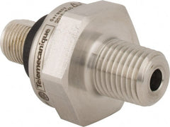 Telemecanique Sensors - 1/4-18 NPT (Male) Connector, 12 to 24 VDC, 300 psi Sensor, Shock and Vibration Resistant, Control Circuit Pressure Sensor - 26mm Long x 30mm Wide, IP65, IP67, IP69, For Use with OsiSense XM - Exact Tooling