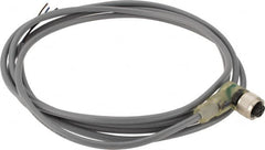 Telemecanique Sensors - 3 Amp, M12 3 Pin Female Straight Cordset Sensor and Receptacle - 30 VAC, 36 VDC, 2m Cable Length, IP67 Ingress Rating - Exact Tooling