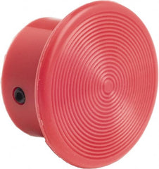 Schneider Electric - Extended Mushroom Head Pushbutton Switch 1-3/8" Screw-On Knob - Red, Round Button, Nonilluminated - Exact Tooling