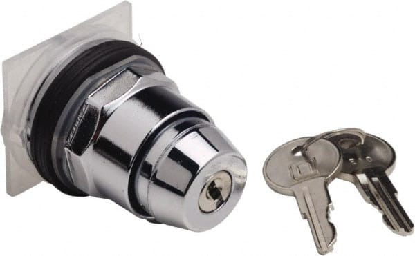 Schneider Electric - 30mm Mount Hole, 4 Position, Knob and Pushbutton Operated, Selector Switch Only - Black, Maintained (MA), without Contact Blocks, Weatherproof and Dust and Oil Resistant - Exact Tooling