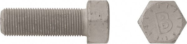 Bowmalloy - 1/2-13, 1-1/4" Long Hex Head Cap Screw - Fully Threaded, Grade 9 Alloy Steel, Bowma-Guard Finish, 3/4" Hex - Exact Tooling