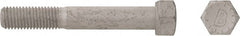 Bowmalloy - 7/8-9, 4-1/2" Long Hex Head Cap Screw - Partially Threaded, Grade 9 Alloy Steel, Bowma-Guard Finish, 1-5/16" Hex - Exact Tooling