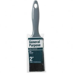 Rubberset - 2" Flat Synthetic Trim Brush - Plastic Beavertail Handle - Exact Tooling