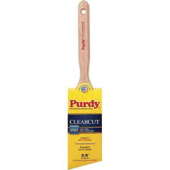 Purdy - 2-1/2" Angled Nylon/Polyester Trim Brush - Wood Fluted Handle - Exact Tooling