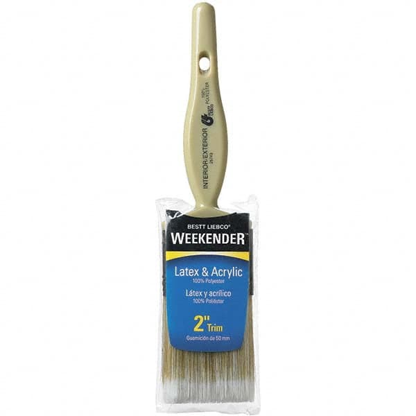 Bestt-Liebco - 2" Flat Synthetic Trim Brush - Wood Kaiser Handle - Exact Tooling