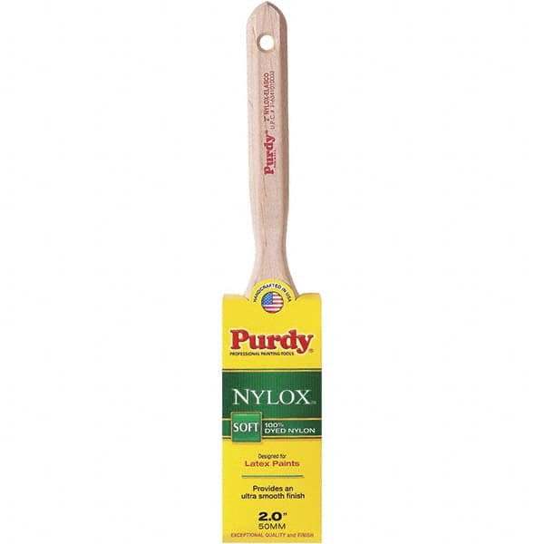 Purdy - 2" Flat Synthetic Trim Brush - Wood Fluted Handle - Exact Tooling