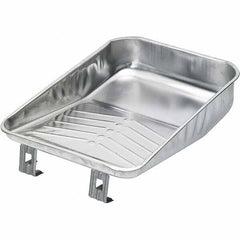 Bestt-Liebco - 9" Roller Compatible Mini Paint Roller Tray - 1 Gal Capacity, 9" Wide, Metal - Exact Tooling