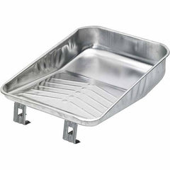 Bestt-Liebco - 9" Roller Compatible Mini Paint Roller Tray - 1 Gal Capacity, 9" Wide, Metal - Exact Tooling
