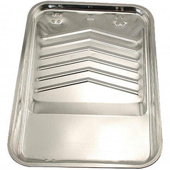 Bestt-Liebco - 9" Roller Compatible Mini Paint Roller Tray - 2 Qt Capacity, 9" Wide, Metal - Exact Tooling