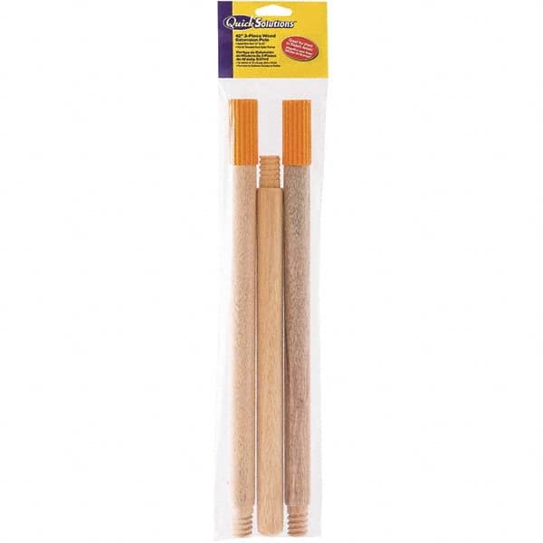 Bestt-Liebco - 1 to 3.5' Long Paint Roller Extension Pole - Wood - Exact Tooling