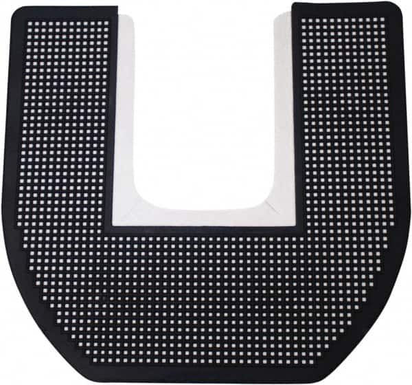 Rochester Midland Corporation - Disposable Toilet Mat - Black, Fresh Scented - Exact Tooling
