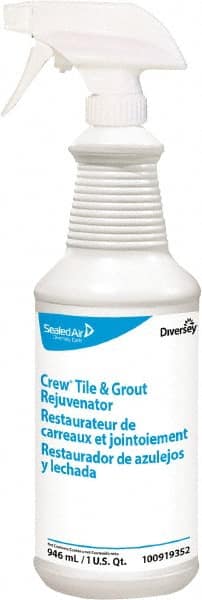 Diversey - 32 oz Spray Bottle Liquid Bathroom Cleaner - Unscented Scent, Tubs, Tile, Showers & Grout - Exact Tooling