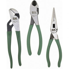 SK - Plier Sets - 3PC 8"LN 10"T/G 8"HD PUMP PLIER SET - Exact Tooling