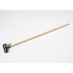 Ability One - Mop Handles; For Use With: Mops ; Connection Type: Snap-On ; Handle Length (Inch): 57 ; Handle Material: Wood ; Handle Style: Straight - Exact Tooling